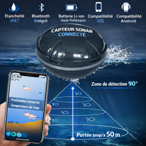 Sondeur de poissons sans fil